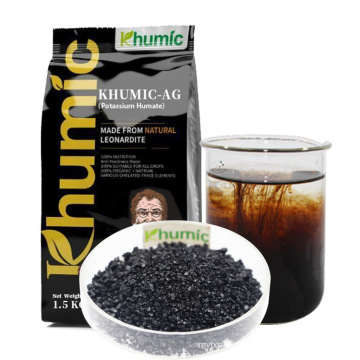 fulvic acid granule fertilizer wholesale water soluble potassium humate Khumic AG high purity soil conditioner